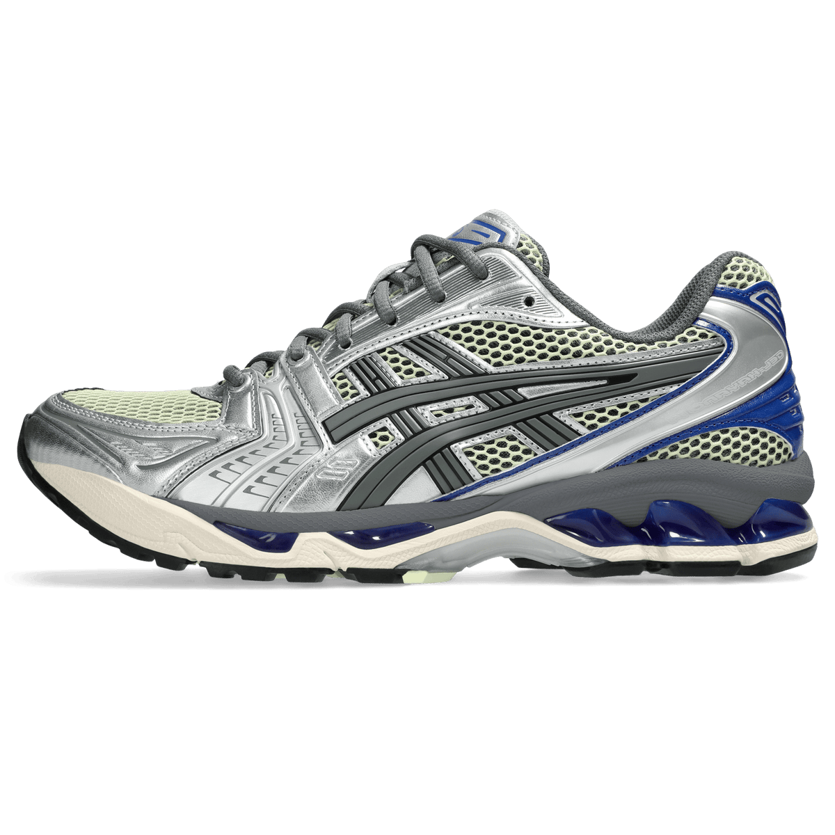 ASICS Gel-Kayano 14 Soft Yellow Asics Blue