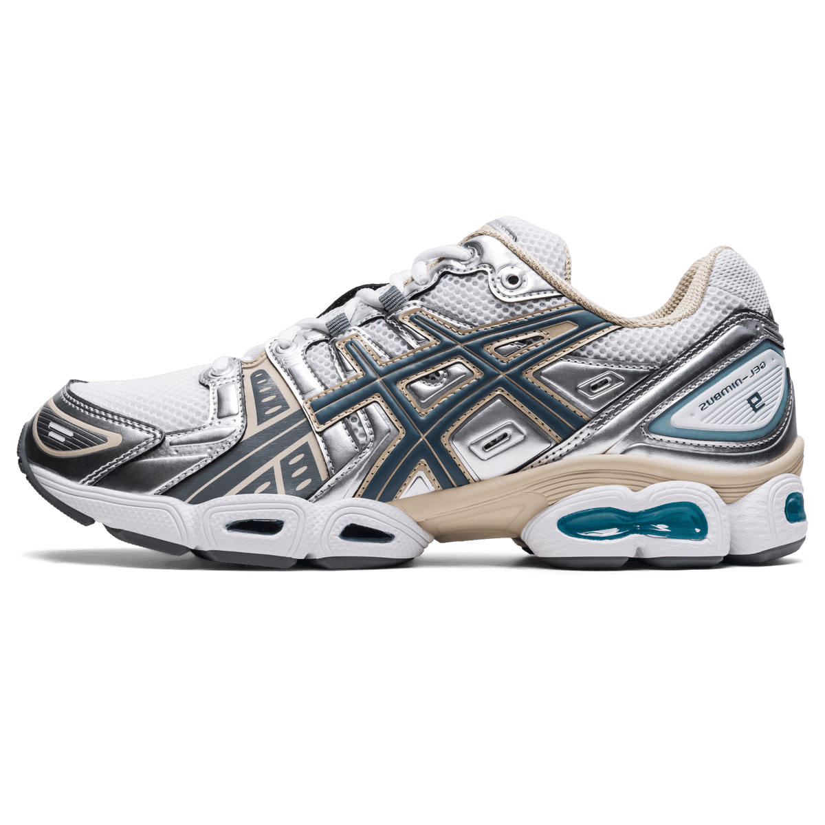 ASICS Gel-Nimbus 9 White Steel Grey