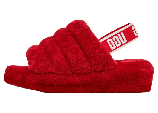 UGG Fluff Yeah Slide Ribbon Red (Women's)