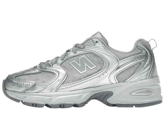 New Balance 530 Silver Metallic Raincloud Polka Dots
