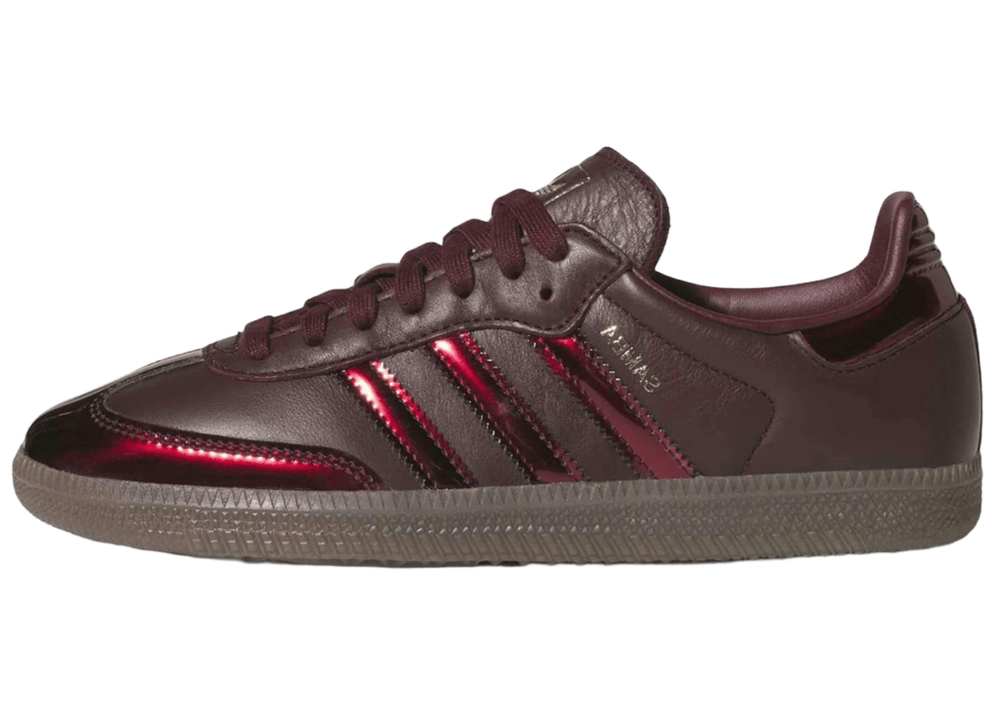 adidas Samba OG Maroon Gold Metallic (Women's)