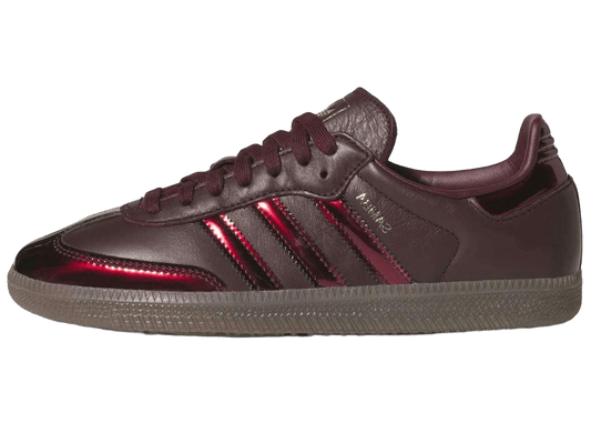 adidas Samba OG Maroon Gold Metallic (Women's)