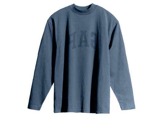 Tricou cu Mânecă Lungă Yeezy Gap Engineered by Balenciaga Dove Dark Blue