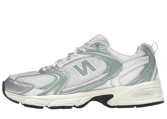 New Balance 530 Silver Metallic Mosaic Green