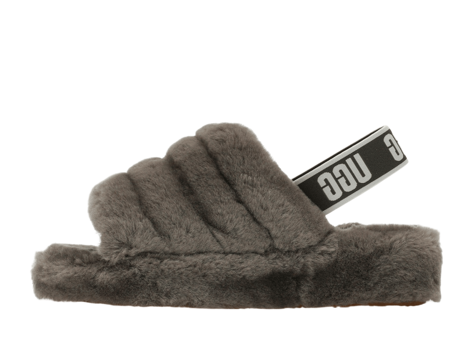 UGG Fluff Yeah Slide Charcoal (Women's)