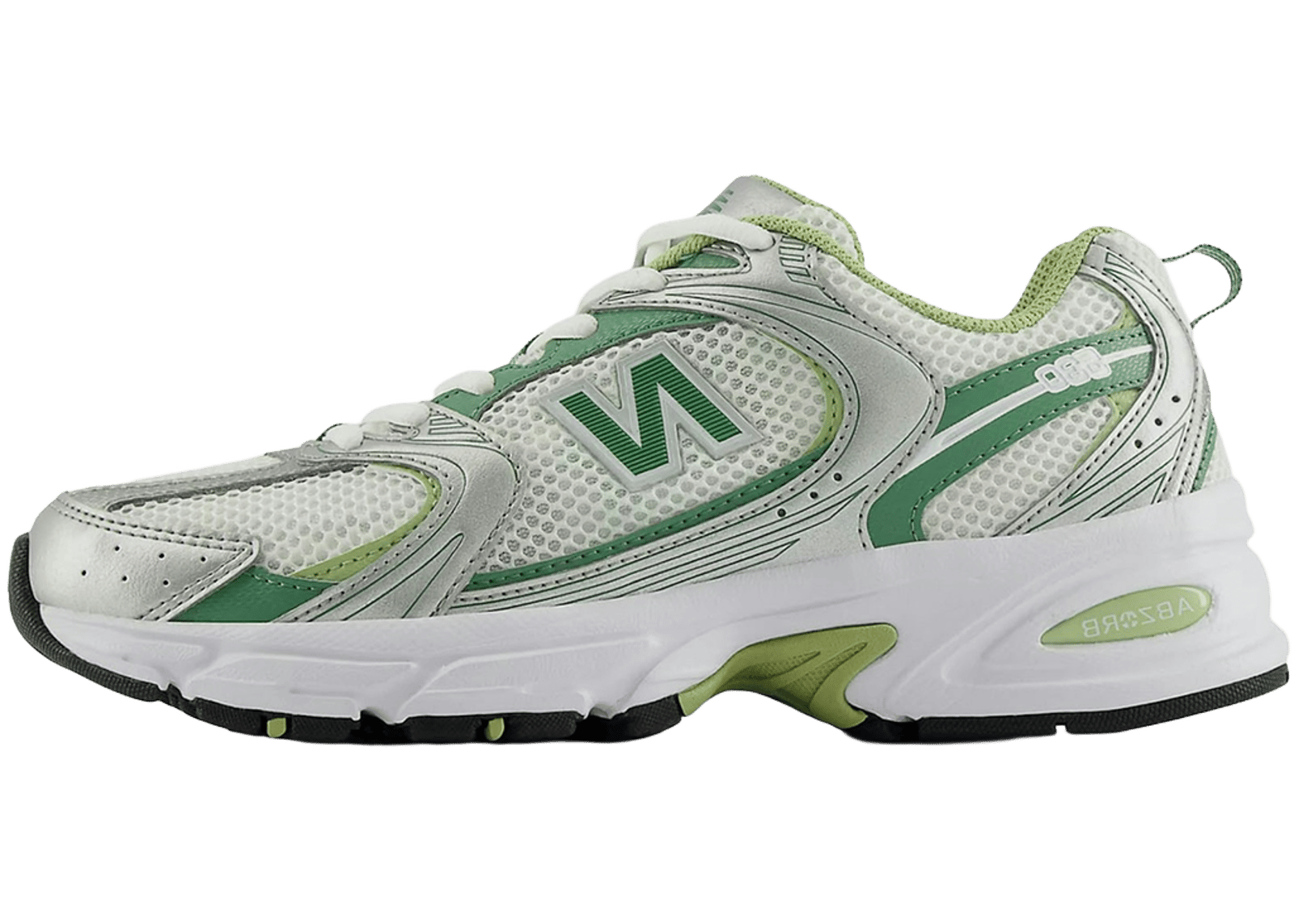 New Balance 530 Silver Metallic Mallard Green