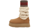 UGG Classic Sweater Letter Boot Chestnut (Women's)