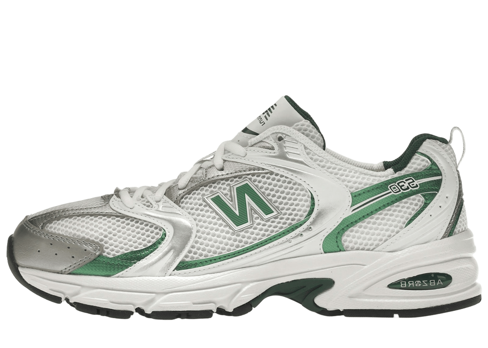 New Balance 530 White Nightwatch Green