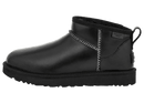 UGG Classic Ultra Mini LTHR Regen Boot Black (Women's)
