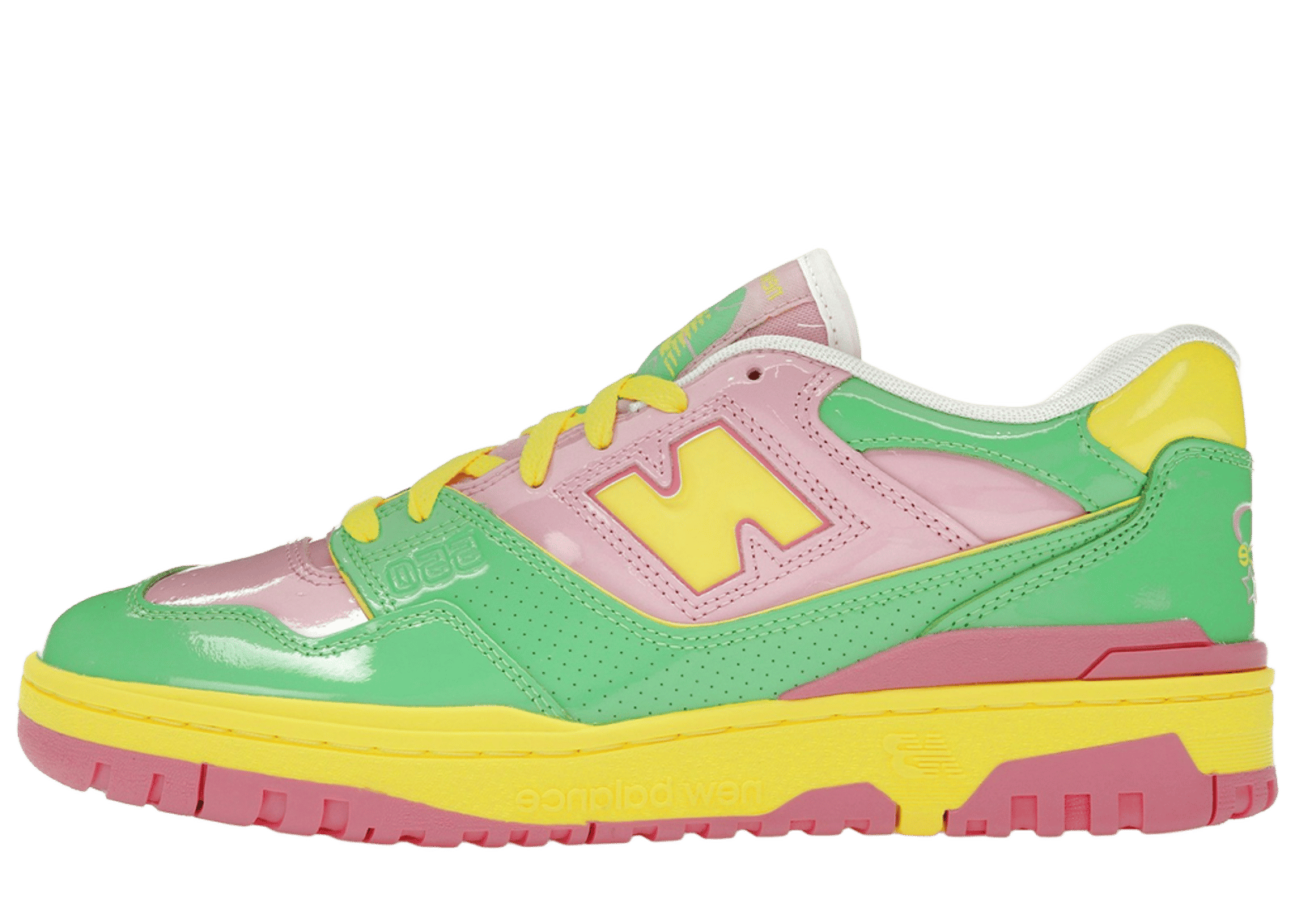 New Balance 550 Y2K Patent Leather Pack Pink Green