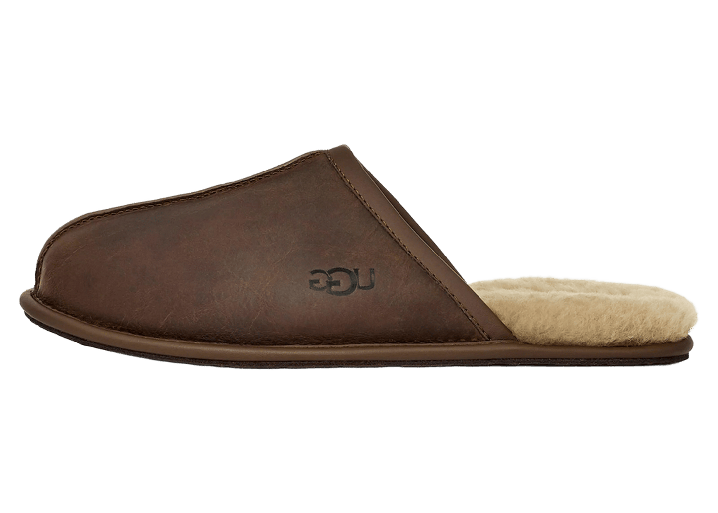 UGG Scuff Leather Slipper Tan