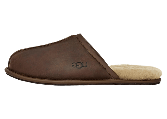 UGG Scuff Leather Slipper Tan