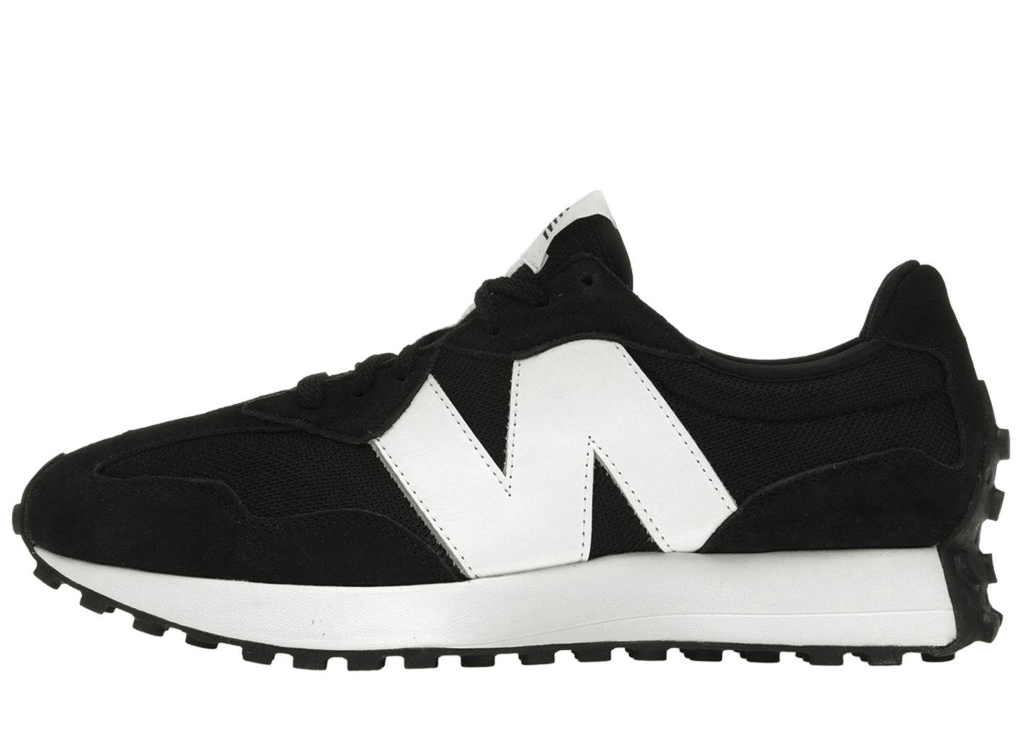New Balance 327 Black White N Logo