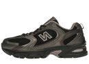 New Balance 530 Black Metallic Plum Brown