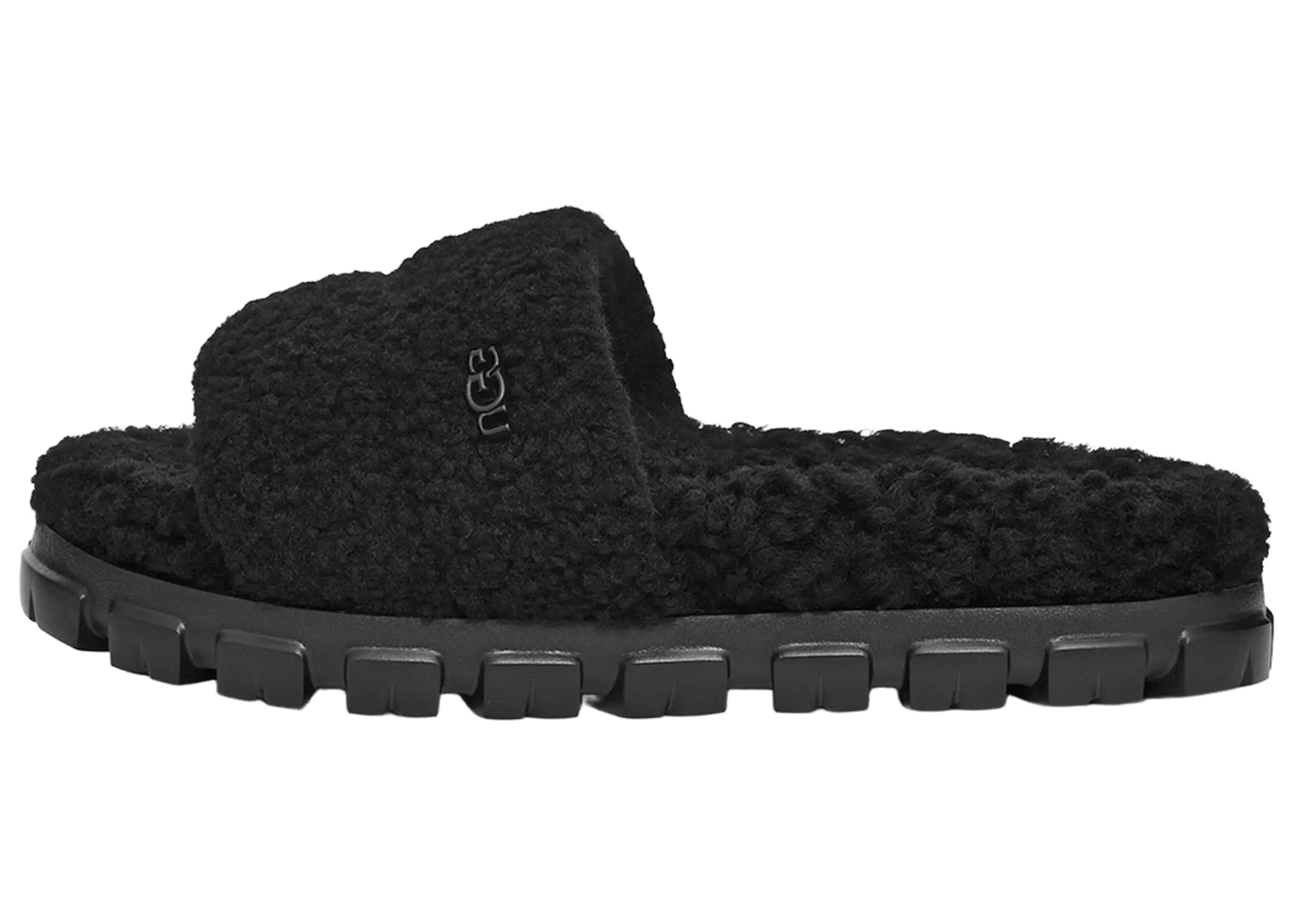 UGG Cozetta Curly Slide Black (Women's)