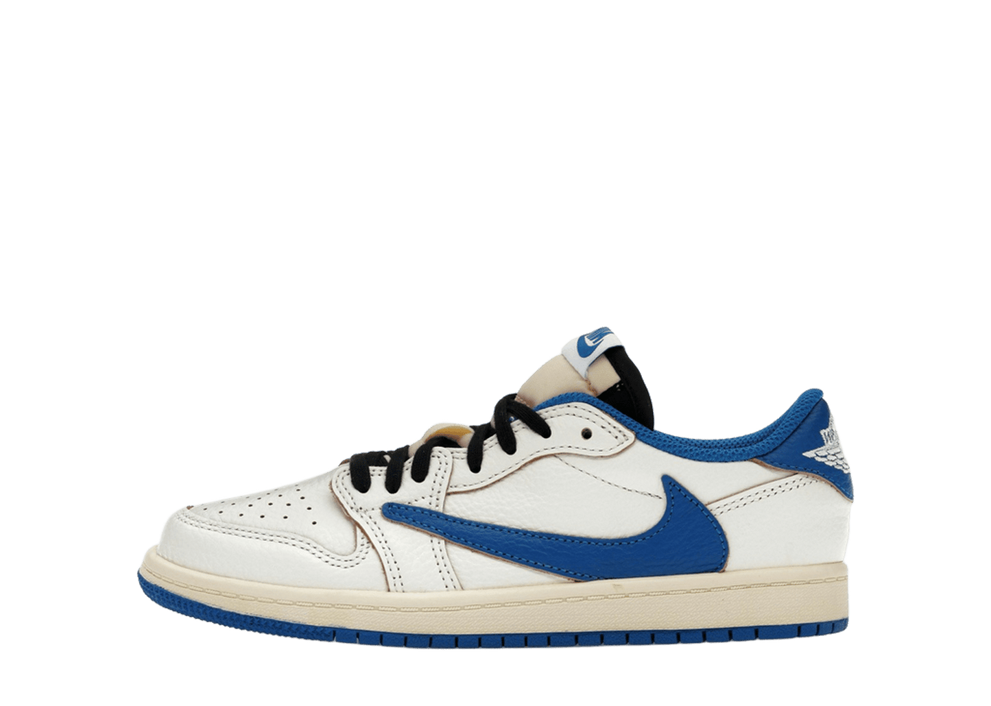 Jordan 1 Retro Low OG SP Fragment x Travis Scott Sail Military Blue (PS)