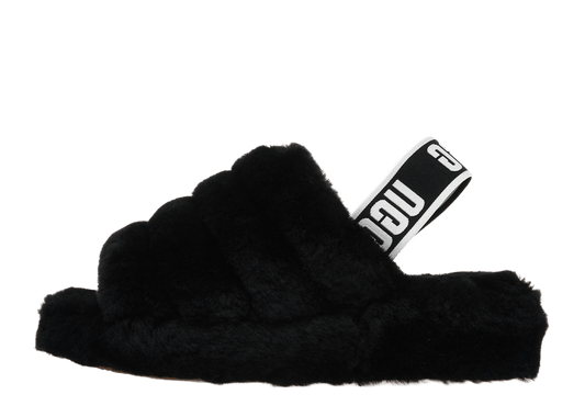 UGG Fluff Yeah Slide Black (Women's)