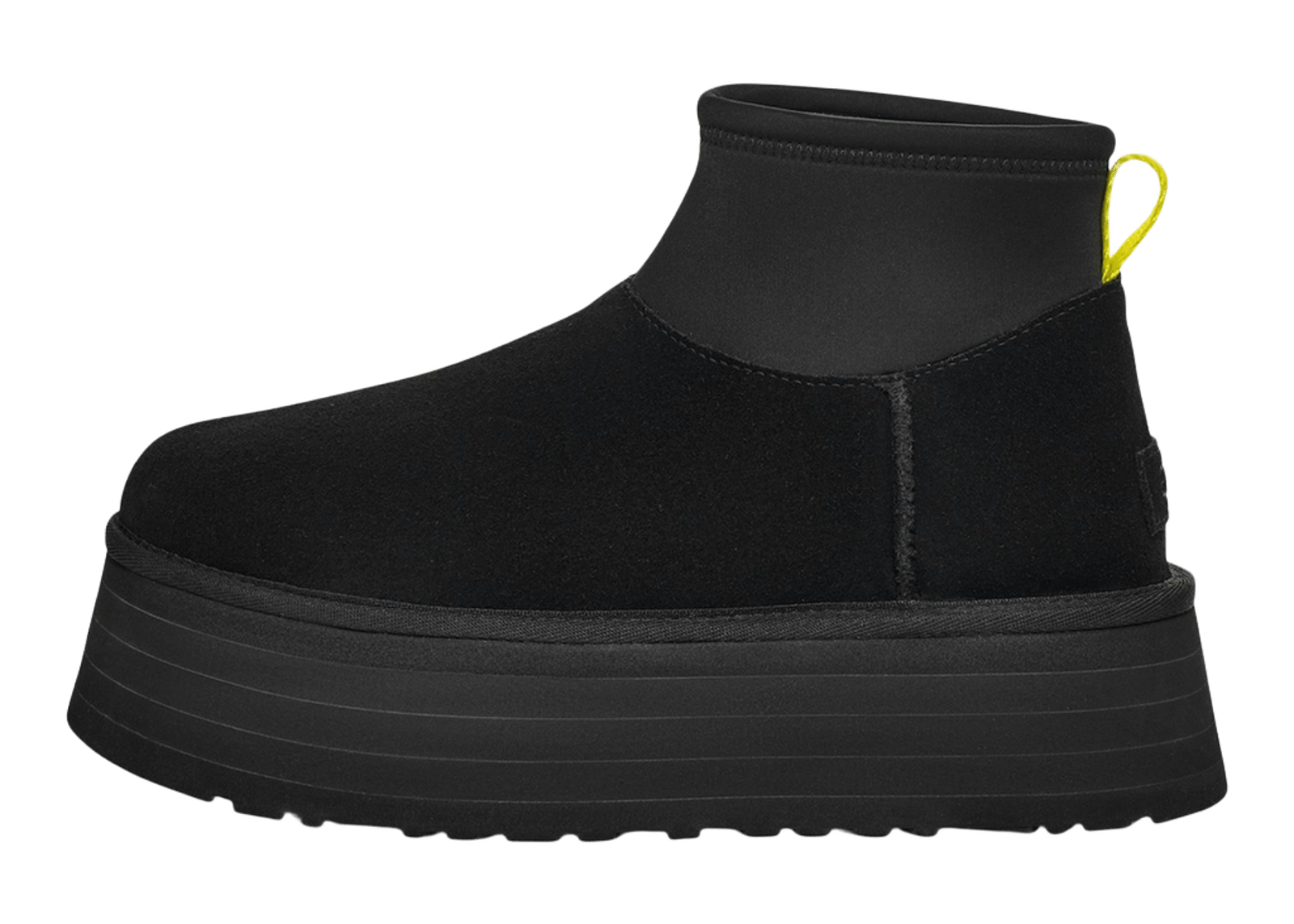 UGG Classic Mini Dipper Boot Black Yellow (Women's)