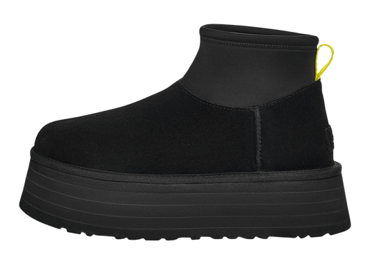 UGG Classic Mini Dipper Boot Black Yellow (Women's)