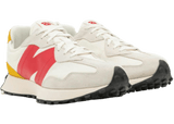 New Balance 327 Cream Red Yellow