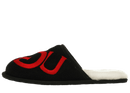 UGG Scuff Logo Slipper Black Red