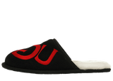 UGG Scuff Logo Slipper Black Red