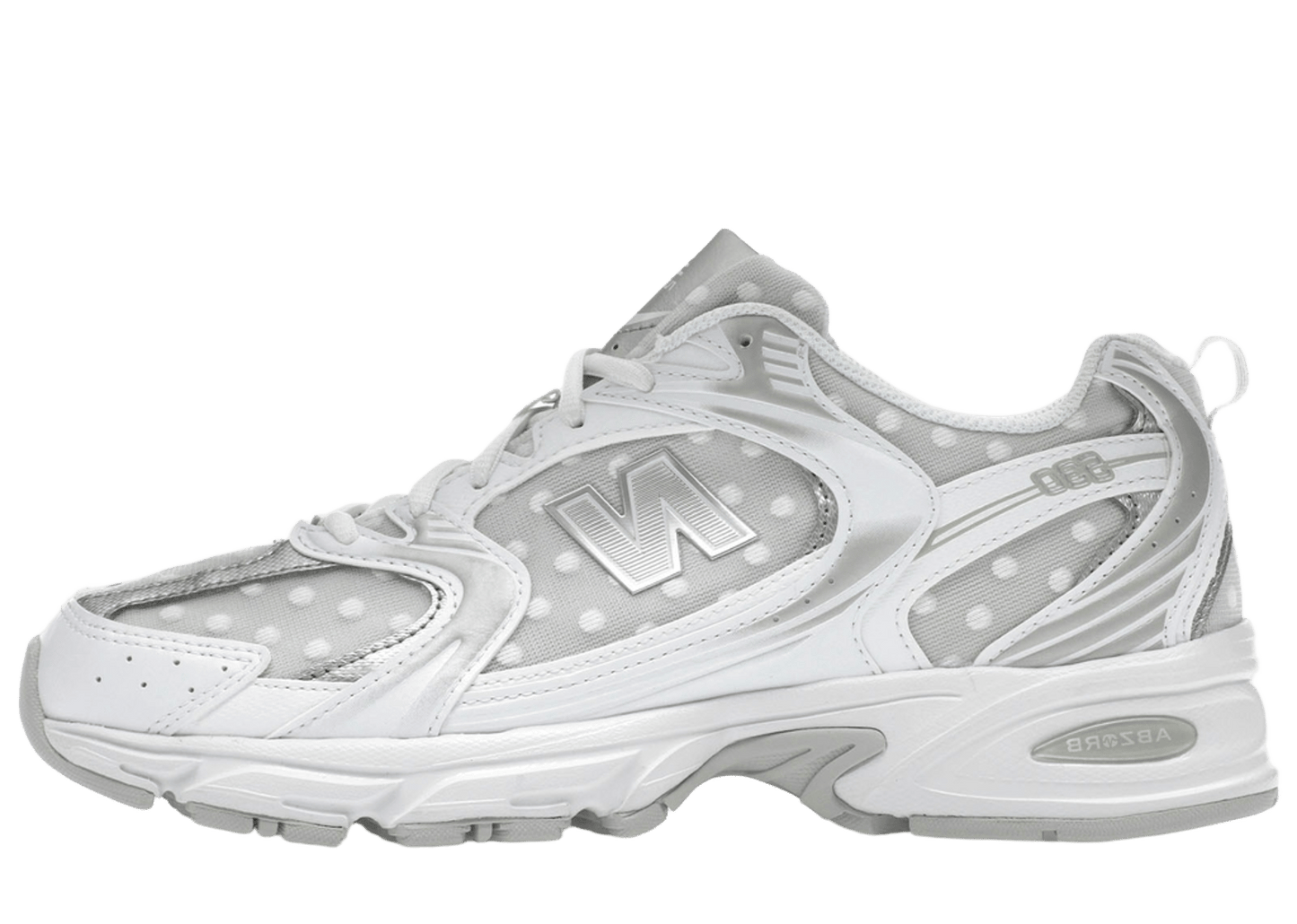 New Balance 530 Silver Metallic Polka Dots