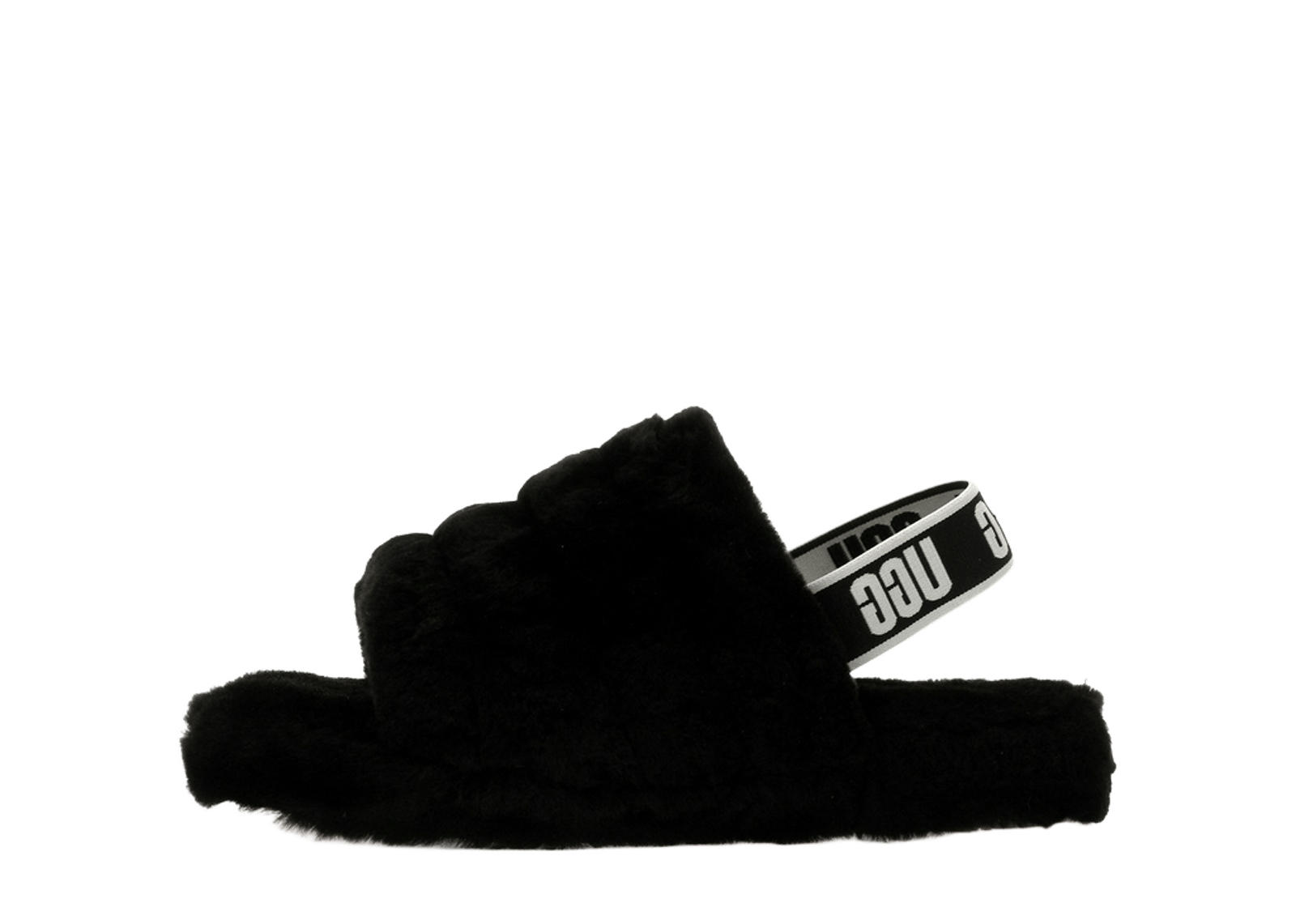 UGG Fluff Yeah Slide Black (Kids)