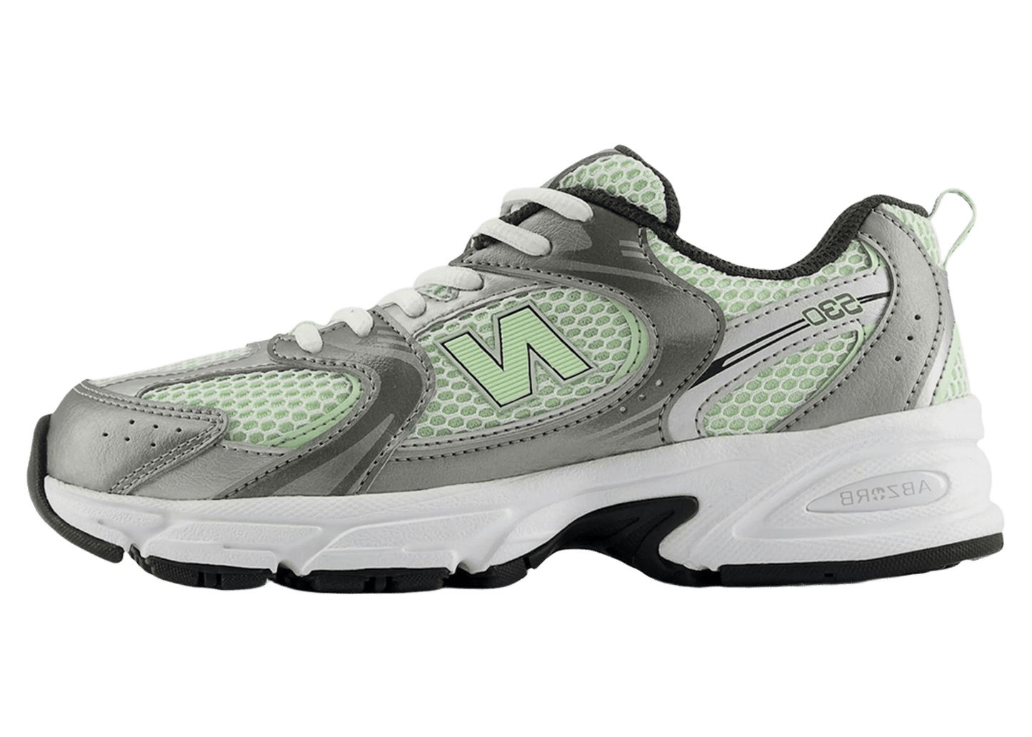 New Balance 530 Dark Silver Metallic Melon Water (GS)