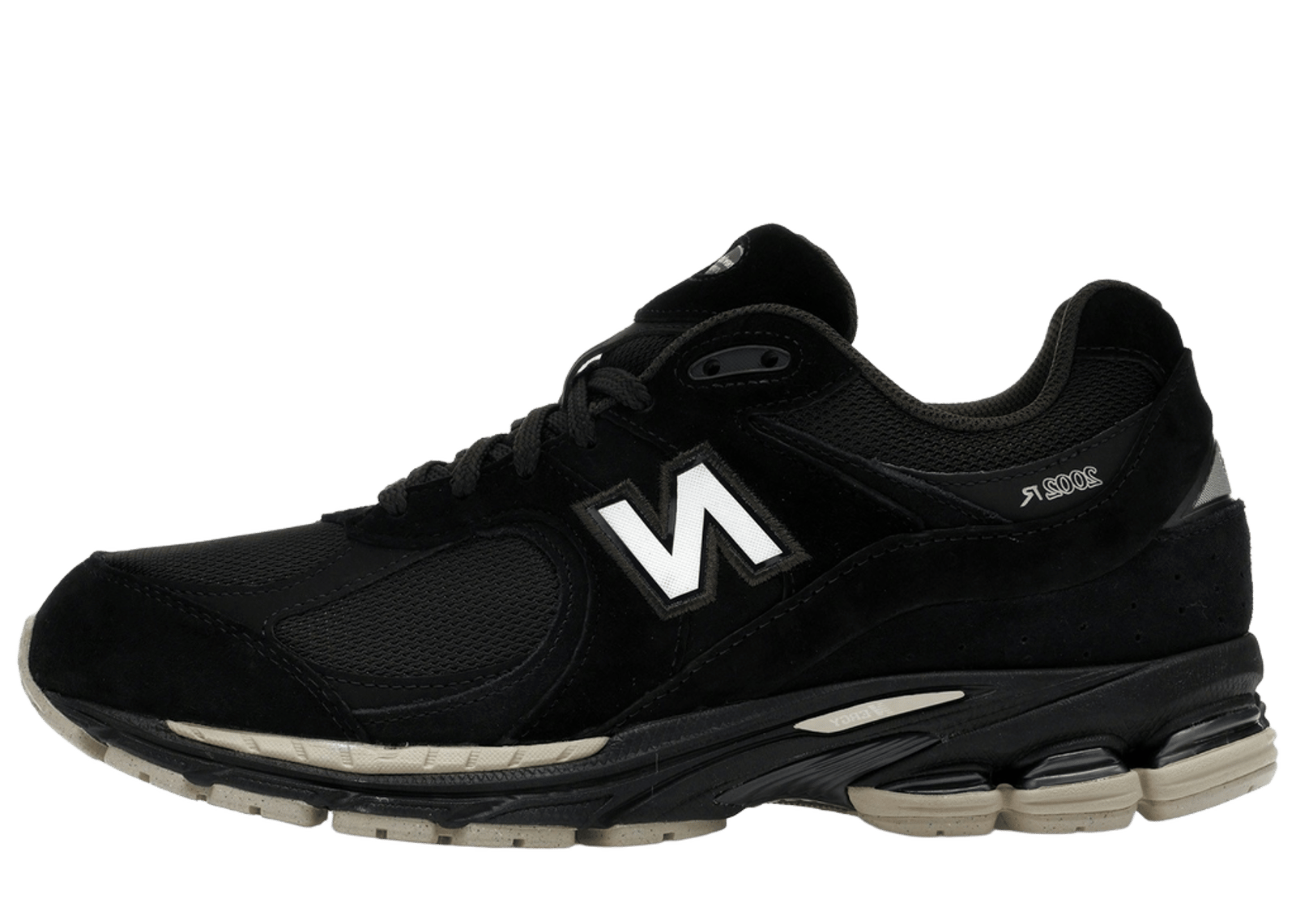 New Balance 2002R Black Timber Wolf White