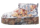 UGG Classic Ultra Mini Platform Boot Collina Strada Light Blue Floral