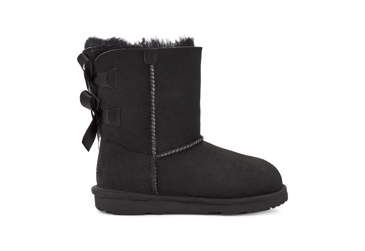 UGG Bailey Bow II Boot Black (Kids)