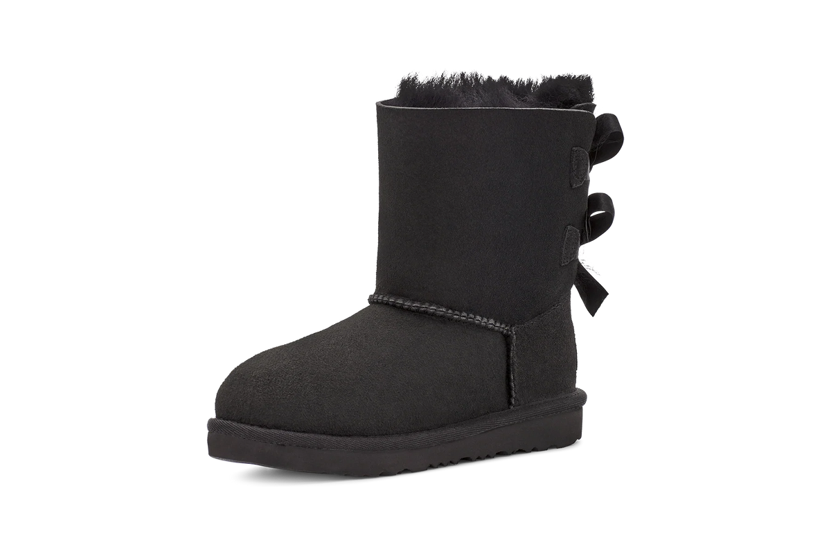 UGG Bailey Bow II Boot Black (Kids)