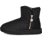 UGG Bailey Zip Mini Boot Black (Women's)