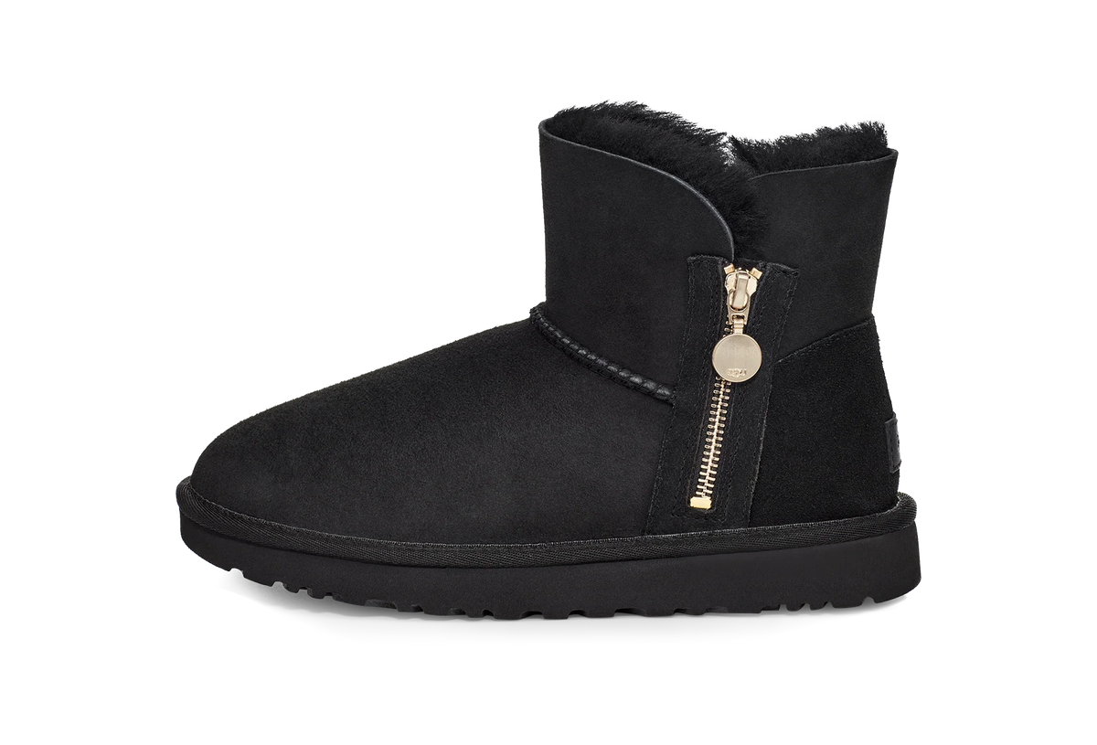UGG Bailey Zip Mini Boot Black (Women's)