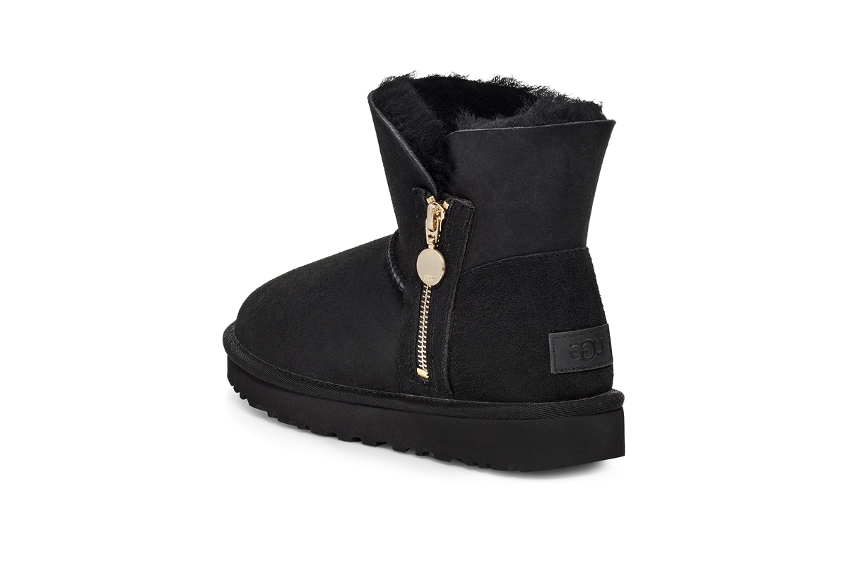 UGG Bailey Zip Mini Boot Black (Women's)