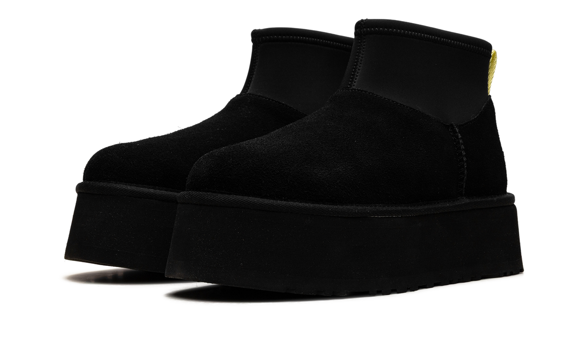 UGG Classic Mini Dipper Boot Black Yellow (Women's)