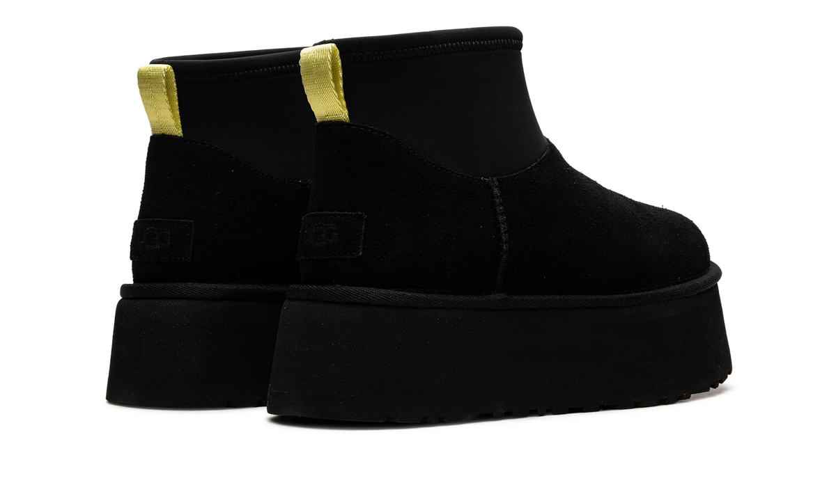 UGG Classic Mini Dipper Boot Black Yellow (Women's)