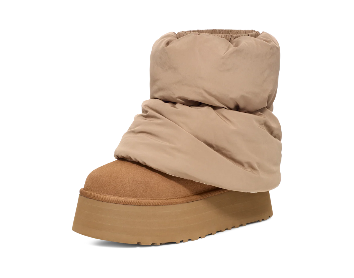 UGG Classic Mini Dipper Puffer Boot Amphora Chestnut (Women's)