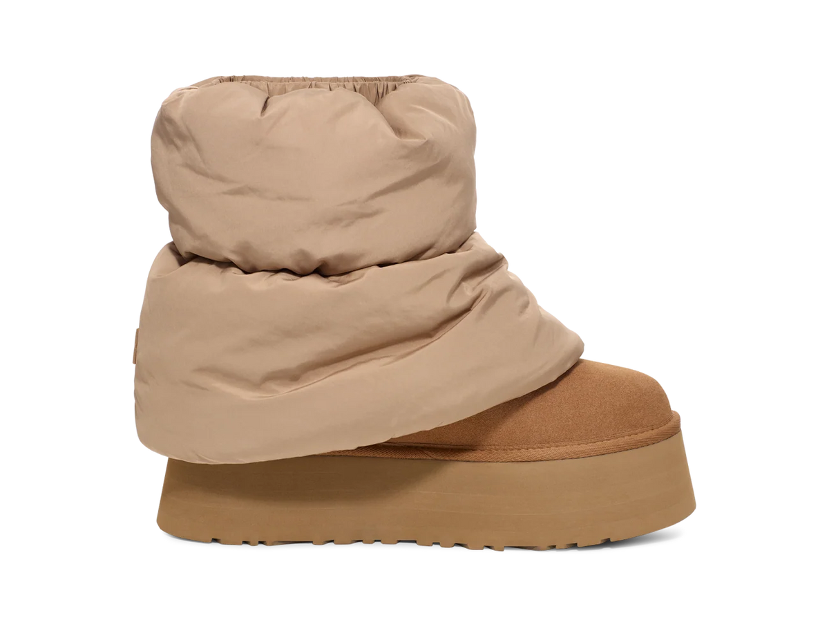 UGG Classic Mini Dipper Puffer Boot Amphora Chestnut (Women's)