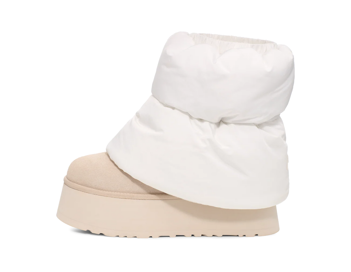 UGG Classic Mini Dipper Puffer Boot White Ceramic (Women's)