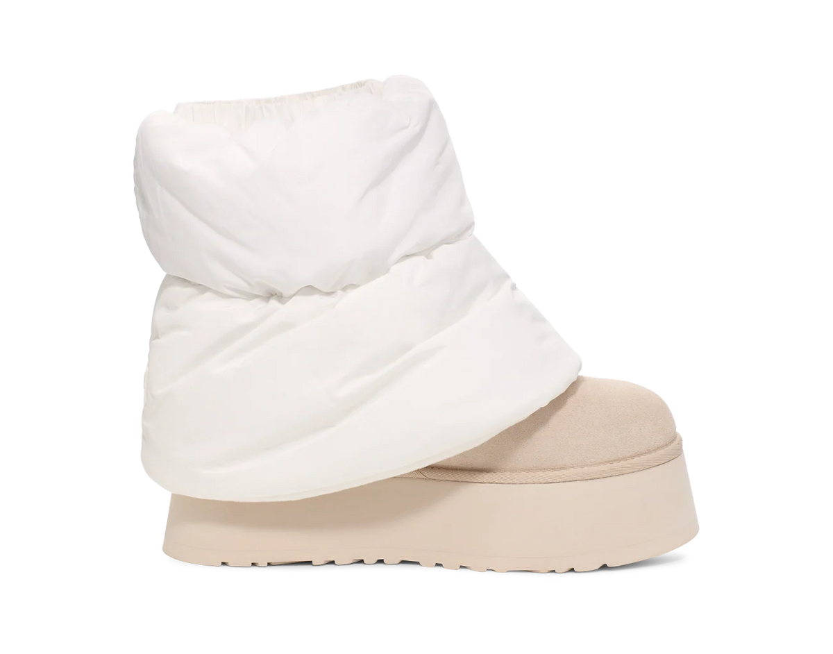 UGG Classic Mini Dipper Puffer Boot White Ceramic (Women's)