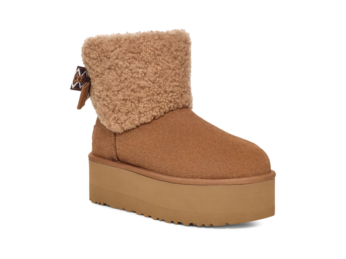 UGG Classic Mini Maxi Curly Boot Chestnut (Women's)