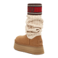 UGG Classic Sweater Letter Boot Chestnut (Women's)