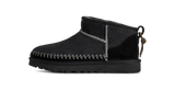 UGG Classic Ultra Mini Biarritz Boot Black (Women's)