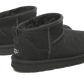 UGG Classic Ultra Mini Boot Black (Kids)