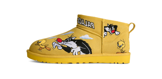 UGG Classic Ultra Mini Boot Palace x Looney Tunes Yellow