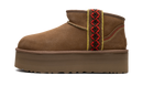 UGG Classic Ultra Mini Braid Boot Chestnut (Women's)