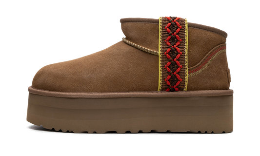 UGG Classic Ultra Mini Braid Boot Chestnut (Women's)