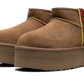 UGG Classic Ultra Mini Braid Boot Chestnut (Women's)